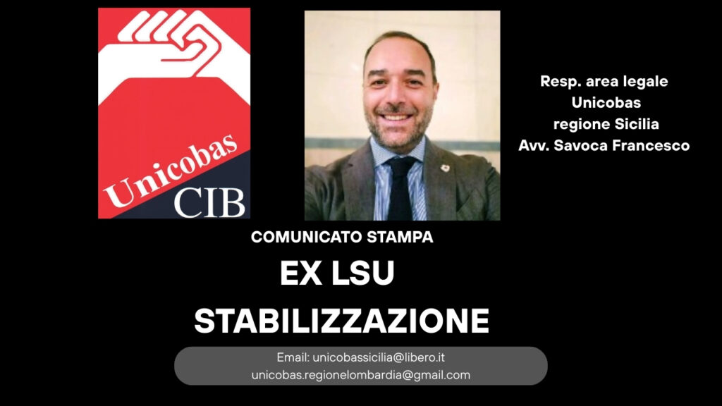 EX LSU STABILIZZAZIONE